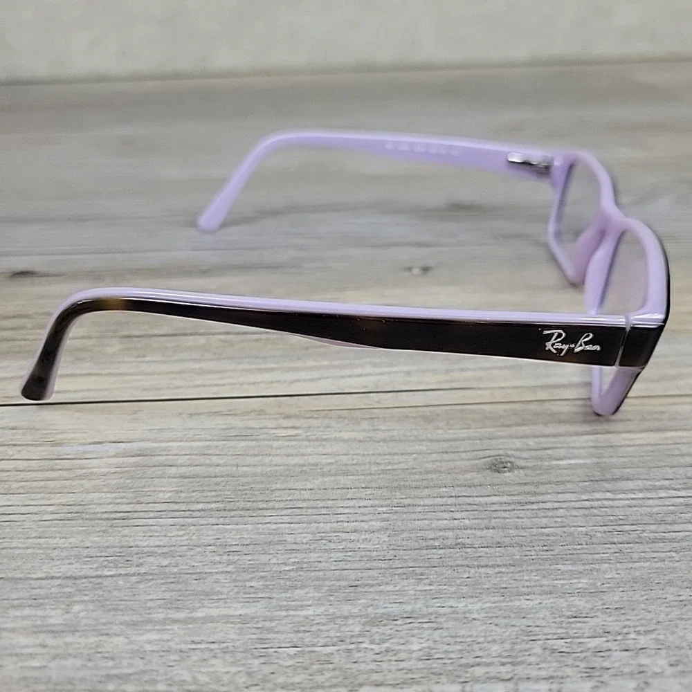 Ray-Ban RB5169 5240 Eyeglasses Frame Brown Tortoise Purple 52-16-140 Rectangular